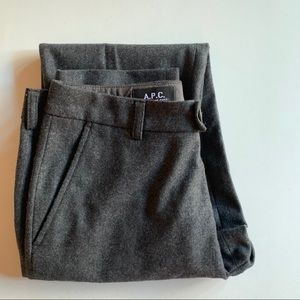 Apc gray wool pants